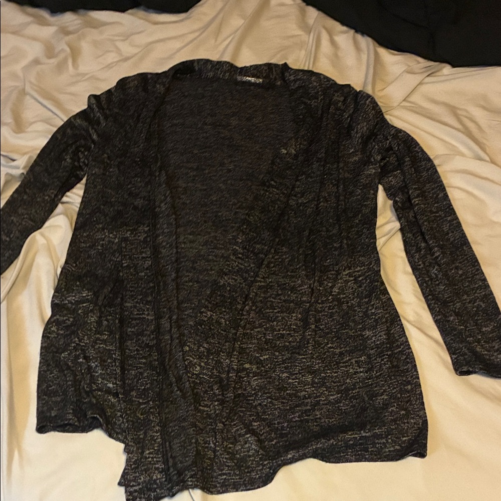 Pinc Charcoal Gray Cardigan Sweater